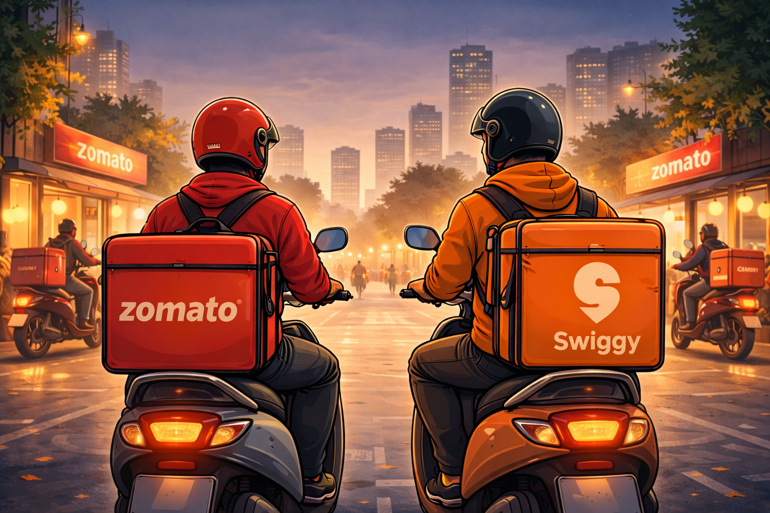 Swiggy, Zomato