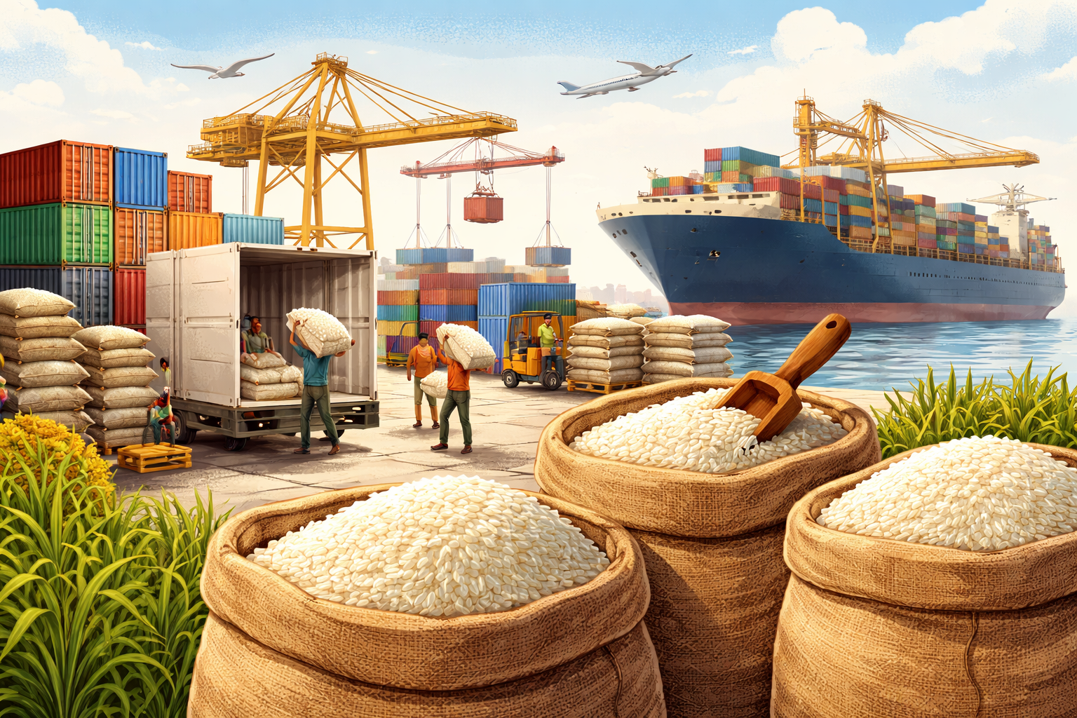 Rice export