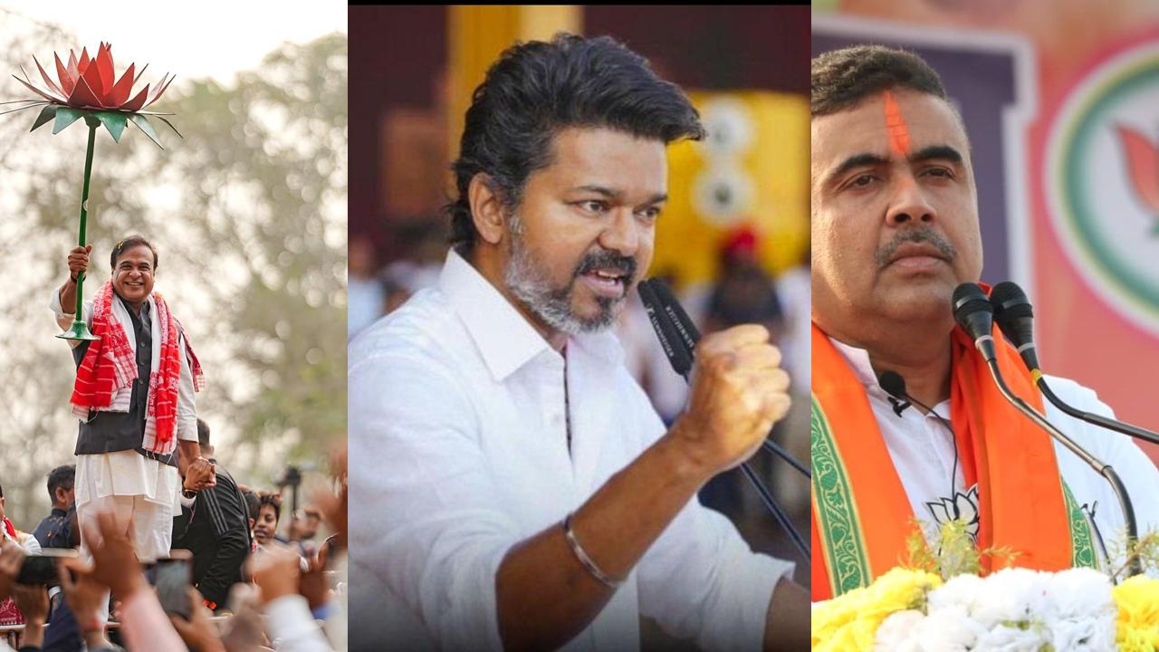 Assembly election results 2026 BJP Bengal Assam Vijay TVK Tamil Nadu Kerala counting