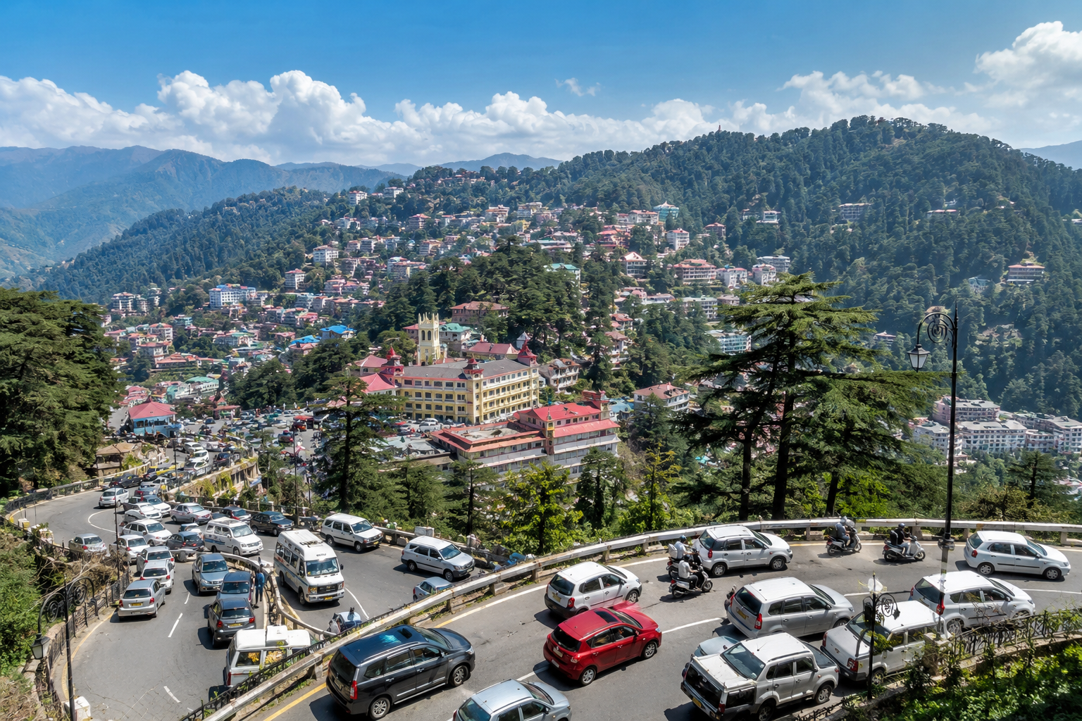 shimla-traffic