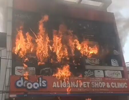 aliganj fire